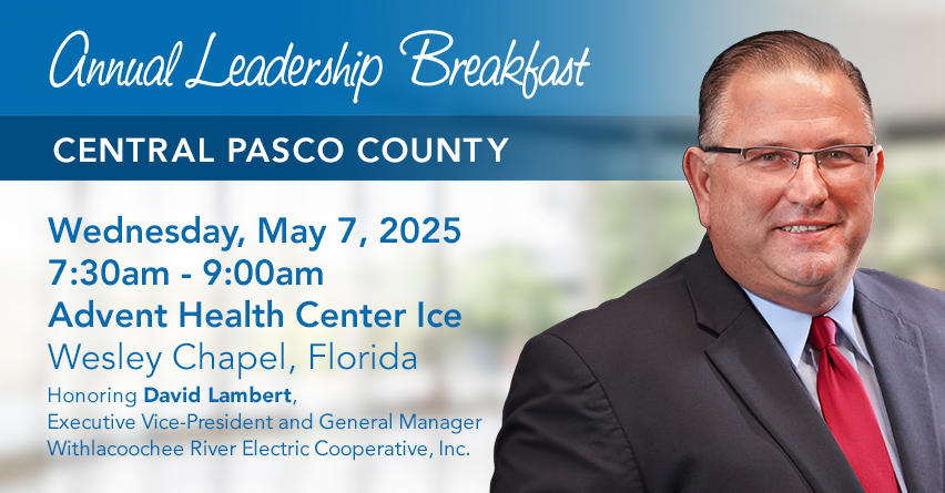 Annual Leadership Breakfast Honoring David Lambert, Withlacoochee River Electric Cooperative, Inc.